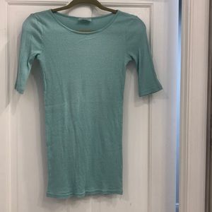 Michael Stars Baby Ribbed Skinny Tee